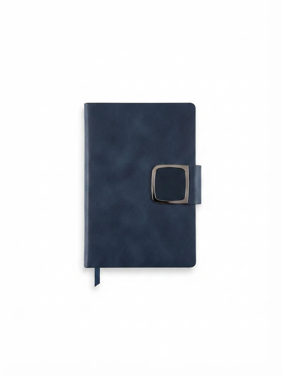 PU diary with magnetic flap closure for employee gifting