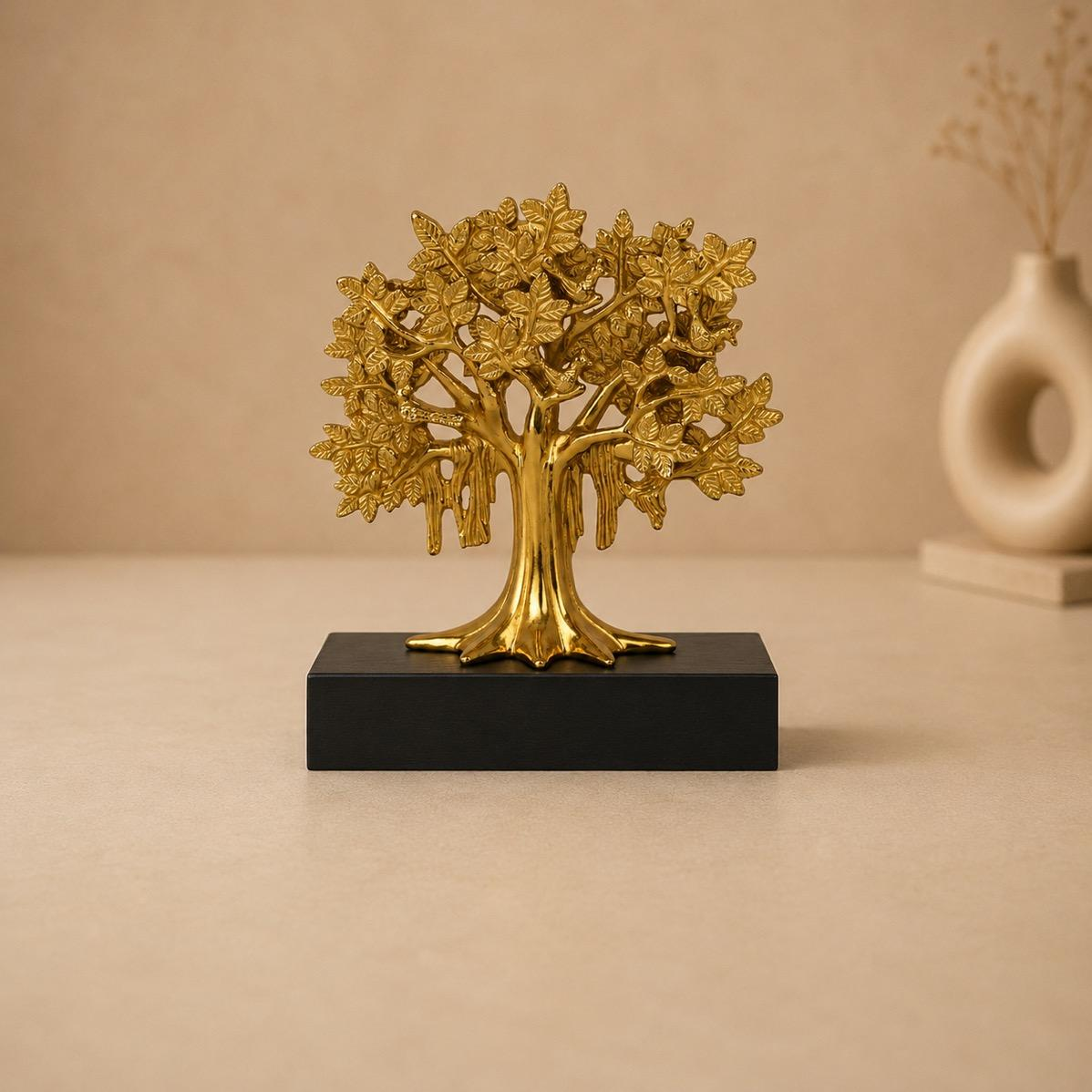 Bodhi Prabha golden tree of wisdom showpiece, a milestone company gift for employees