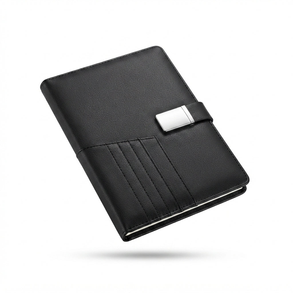 PU Diary with Front Pocket - Meru Trophy corporate gifting