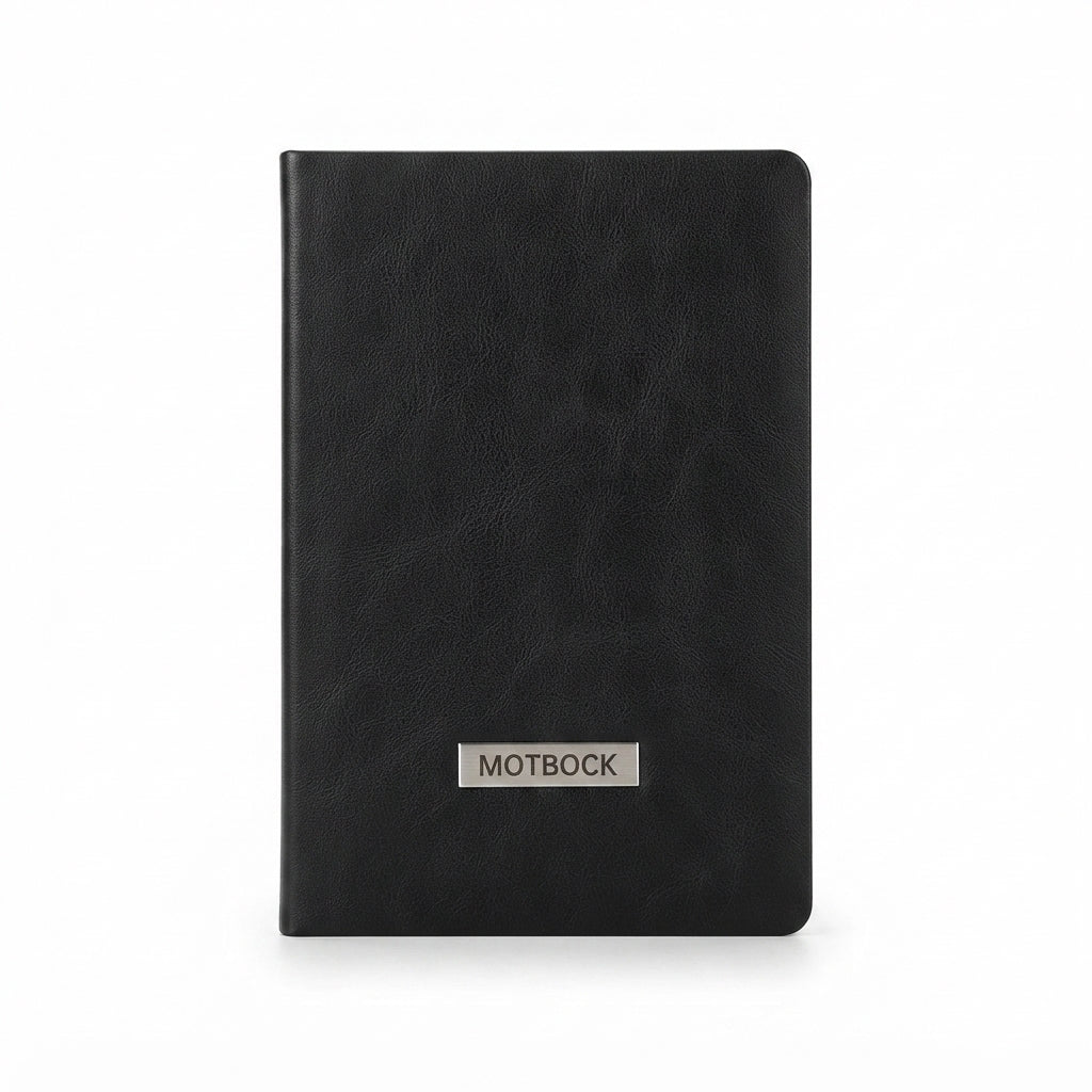 PU Diary with Metal Plate - Meru Trophy corporate gifting