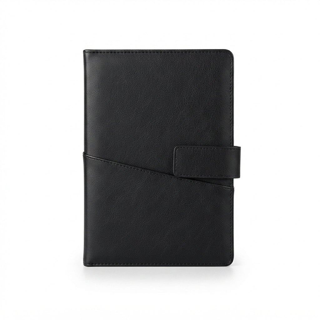 PU Diary with Belt Strap Closure - Meru Trophy corporate gifting