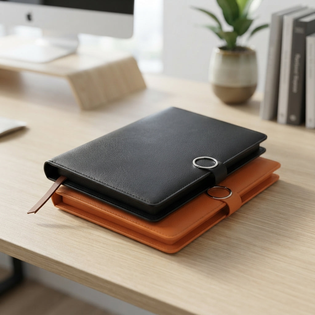 PU Diary with Ring Pull - lifestyle - Meru Trophy corporate gifting