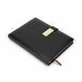 PU Diary with Metal Plate Accent - Meru Trophy corporate gifting