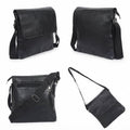 Flap Sling Bag Black - Meru Trophy corporate gifting