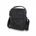Multi Pocket Sling Bag Black - Meru Trophy corporate gifting