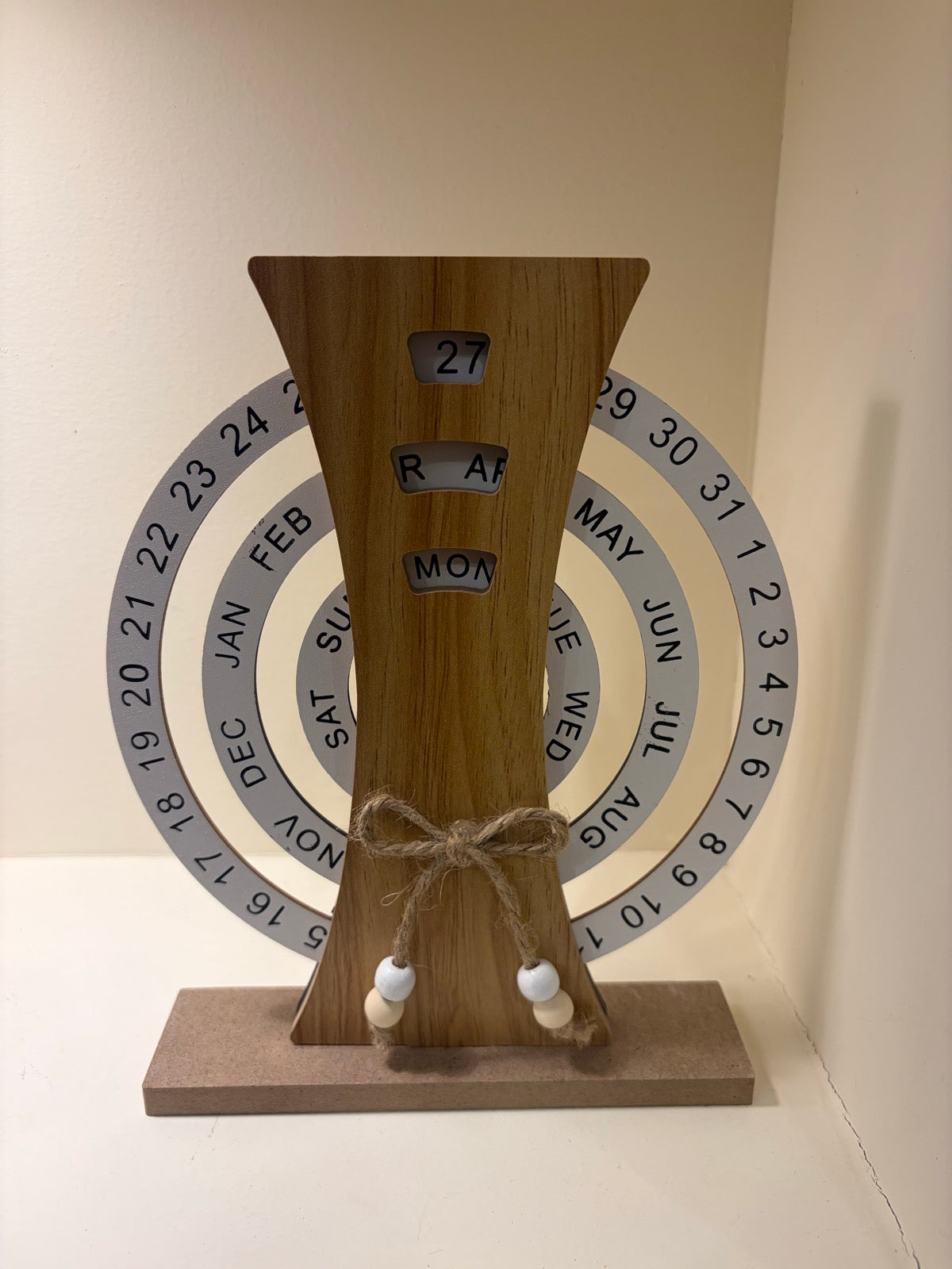 Wooden Lifetime Perpetual Calendar – 9049-1