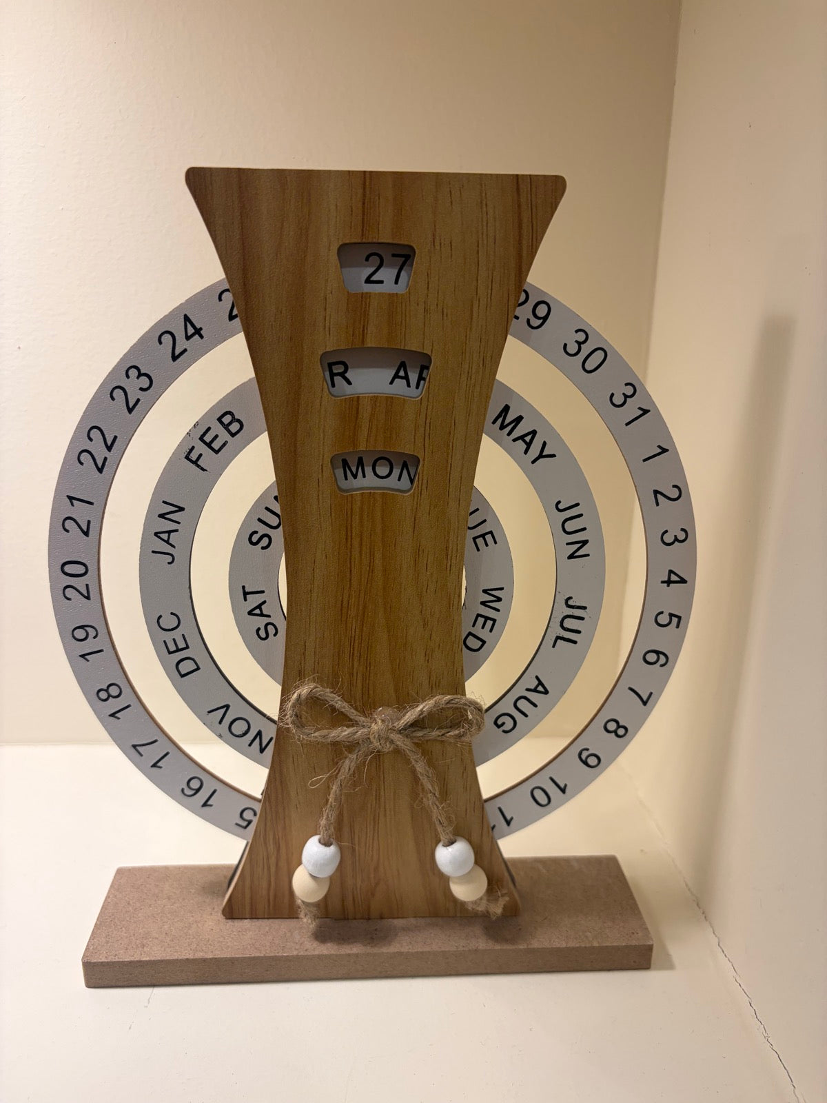 Wooden Lifetime Perpetual Calendar – 9049-1