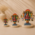 Siddhi Panchmukhi Ganesh idol, handcrafted Banaras wooden lacquerware