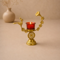 Rath Mayur Metal Peacock Tealight Holder, handcrafted metal craft