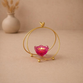 Valaya Metal Ring Tealight Holder, handcrafted metal craft
