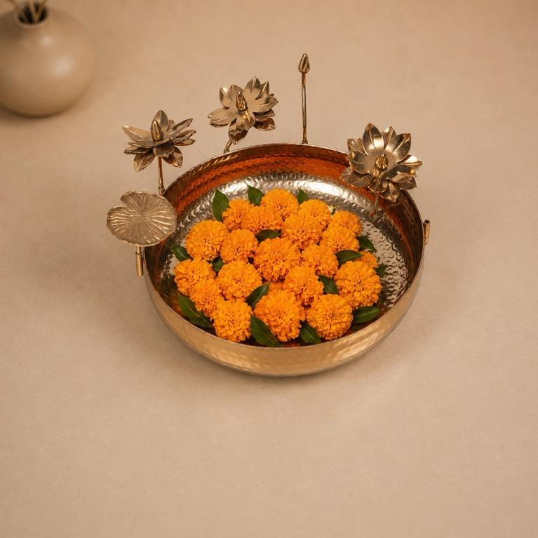 Pavitra Sacred Oil Lamp Traditional Diya Ritual handcrafted