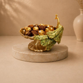 Mayur Aasan Parat Peacock Cake Stand, handcrafted metal craft