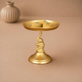 Yugmayur Stambh Elephant Pedestal Cake Stand, handcrafted metal craft