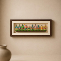 Dashavtar Banarasi Lacquerware Framed Panel, handcrafted Banarasi Lacquerware