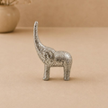 Metallic Elephant Ornament Sculpture, handcrafted metallic