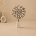 Anant Chakra Carved Metal Mandala Showpiece, handcrafted metal craft