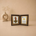 Kalangi Samman Dual Frame Meenakari on Marble Keepsake, handcrafted meenakari on marble
