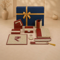 Karya Sampoorna Executive Desk Hamper, leather-bound stationery set
