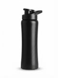 Matte Sipper Bottle - Black - Meru Trophy corporate gifting