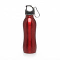 Sports Bottle with Carabiner Clip - Red - Meru Trophy corporate gifting