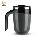 Suction Mug with Handle - Black - Meru Trophy corporate gifting