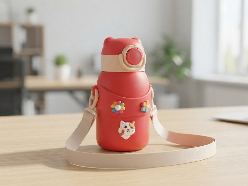 Sticker Decorated Kids Flask - lifestyle - Meru Trophy corporate gifting