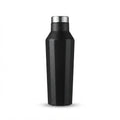Matte Curved Vacuum Bottle - Black - Meru Trophy corporate gifting