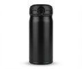 Vacuum Flask with Cup Handle Lid - Black - Meru Trophy corporate gifting