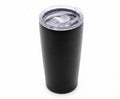 Insulated Tumbler with Clear Lid - Black - Meru Trophy corporate gifting