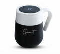 Temperature Display Smart Mug with Handle - Black - Meru Trophy corporate gifting