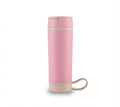 Wheat Straw Bottle with Carry Loop - Pink - Meru Trophy corporate gifting