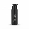Straight Sipper Sports Bottle - Black - Meru Trophy corporate gifting