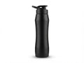 Curved Sipper Sports Bottle - Black - Meru Trophy corporate gifting