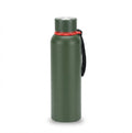 Vacuum Flask Bottle with Strap - Green - Meru Trophy corporate gifting