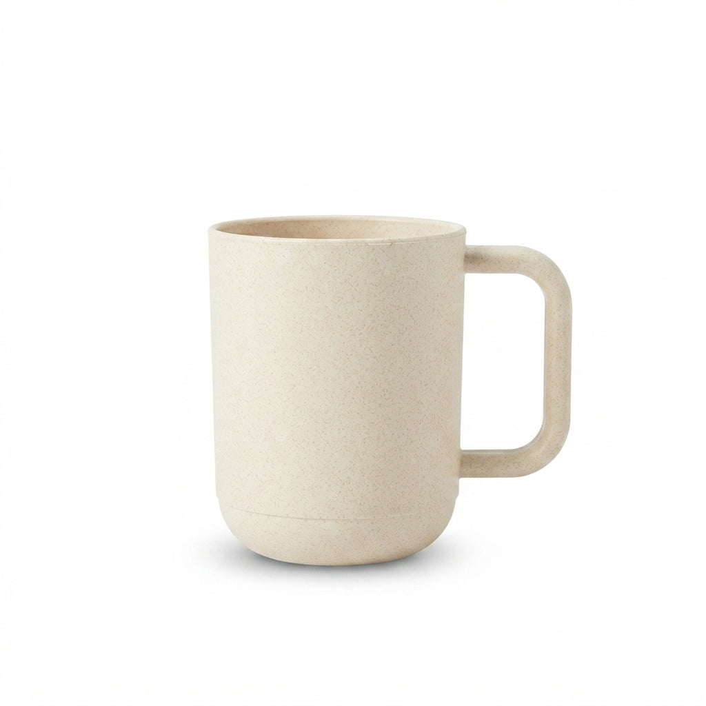 Wheat Straw Mug - Cream - Meru Trophy corporate gifting