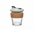 Glass Coffee Cup with Cork Band - Cork - Meru Trophy corporate gifting