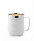 Coffee Mug with Lid - White - Meru Trophy corporate gifting